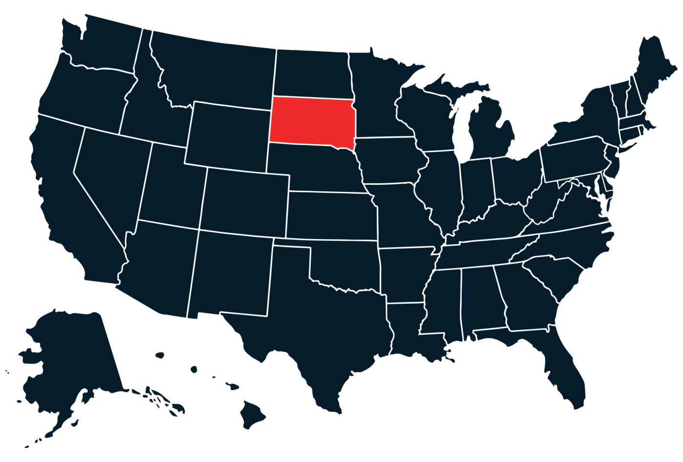 NB_Map_South-Dakota Buses For Sale