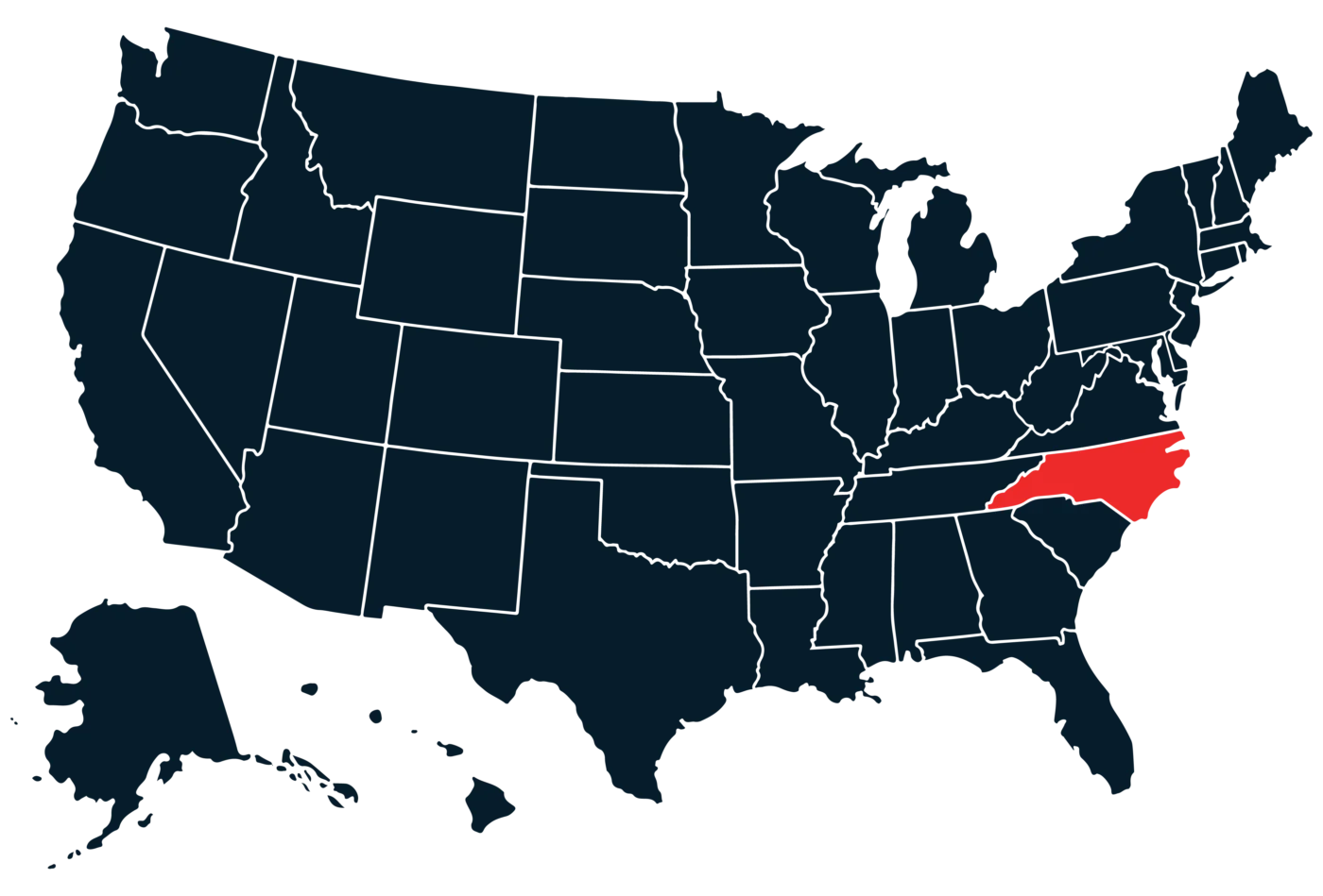 NB_Map_North-Carolina Buses For Sale