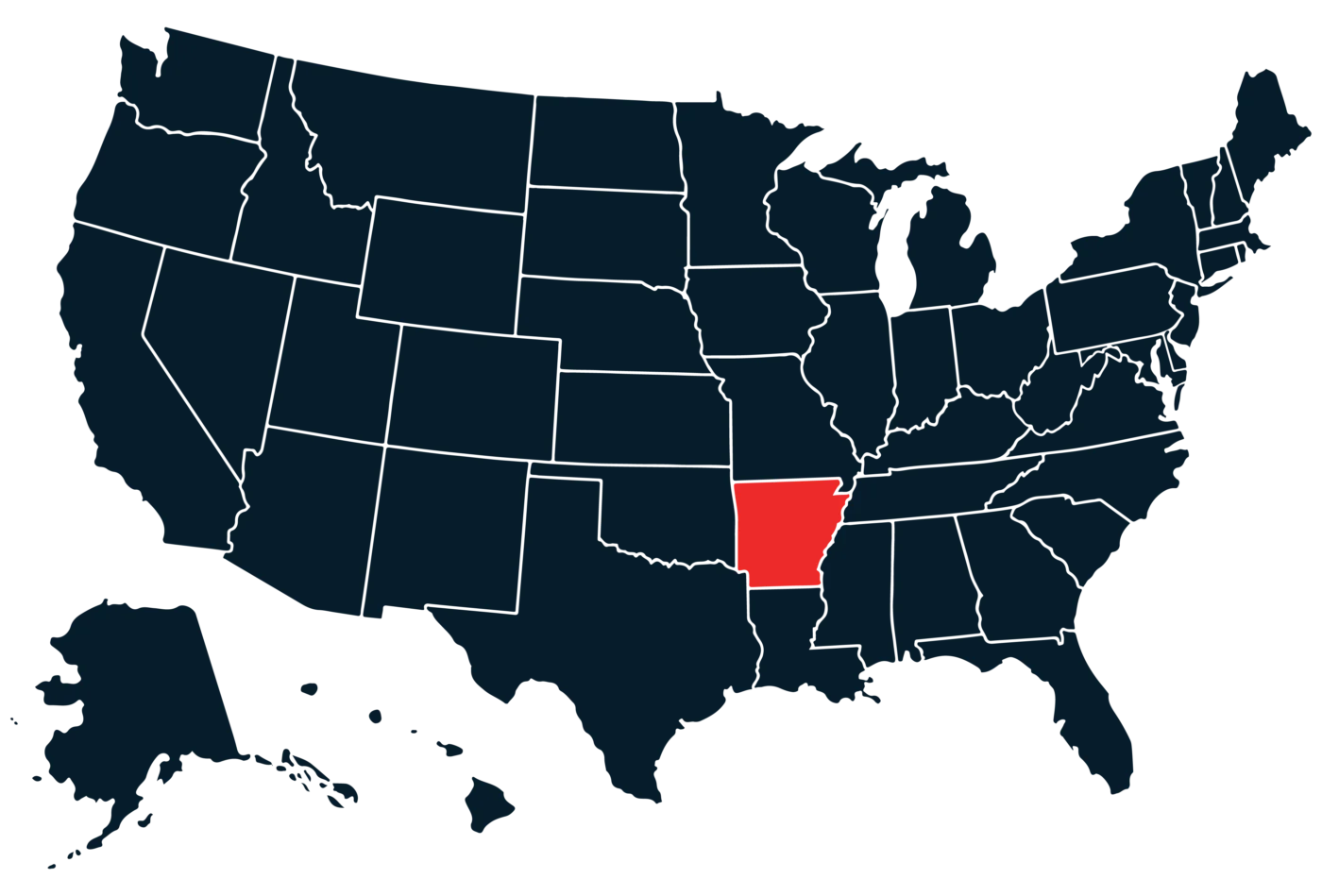 NB_Map_Arkansas Buses For Sale