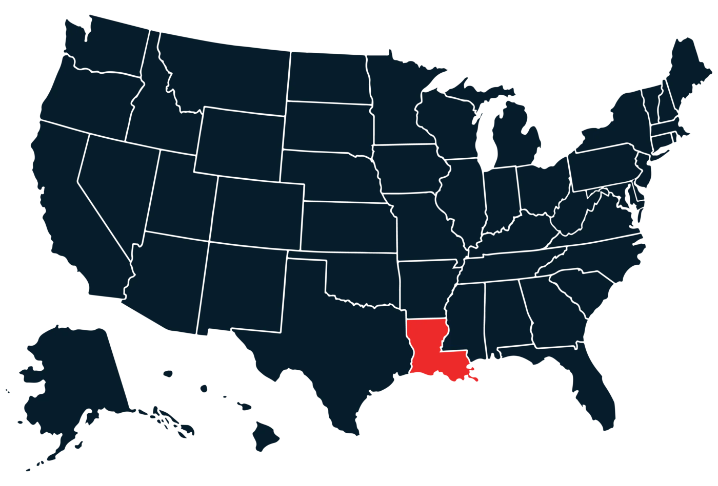 NB_Map_Louisiana Buses For Sale